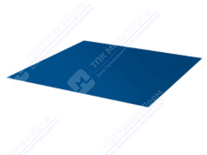 Лист с полимерным покрытием 0,7 мм ПЭ в пленке RAL5005 сигнально-синий