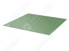 Лист с полимерным покрытием 0,7 мм ПЭ в пленке RAL6021 бледно-зеленый