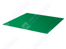Лист с полимерным покрытием 0,7 мм ПЭ в пленке RAL6029 зеленая мята