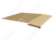 Планка начальная 10 20 10 0,45 3м стандарт ПЭ RAL1014 слоновая кость К-719