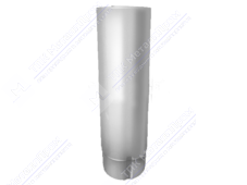 Труба водосточная GrandLine 100 3м металл RAL9003 сигнально-белый