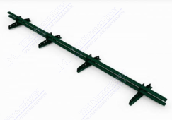 Снегозадержатель BORGE 3м для м/ч, профн трубчатый RAL6005 зеленый мох