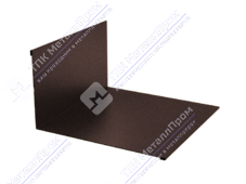 Планка ветровой доски 95 120 15 0,45 2м стандарт ПЭ RAL8004 коричневая медь К-507