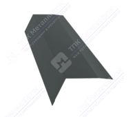 Планка карнизная 100 65 0,45 3м стандарт ПЭ RAL7005 темно-серый К-509