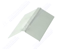 Планка конька плоского простого 150 150 0,4 2м стандарт ПЭ RAL9003 сигнально-белый К-511